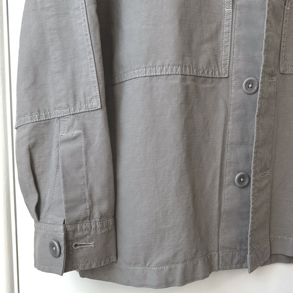New Norse Projects Kyle Cotton-Linen Jacket Gray - Picture 3 of 15